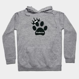 Frederico name made of hand drawn paw prins Hoodie